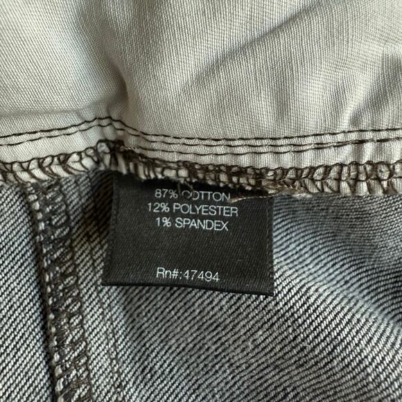 Norma Kamali NWT Black Denim Fishtail Jeans Sz 8/36 - Picture 4 of 4